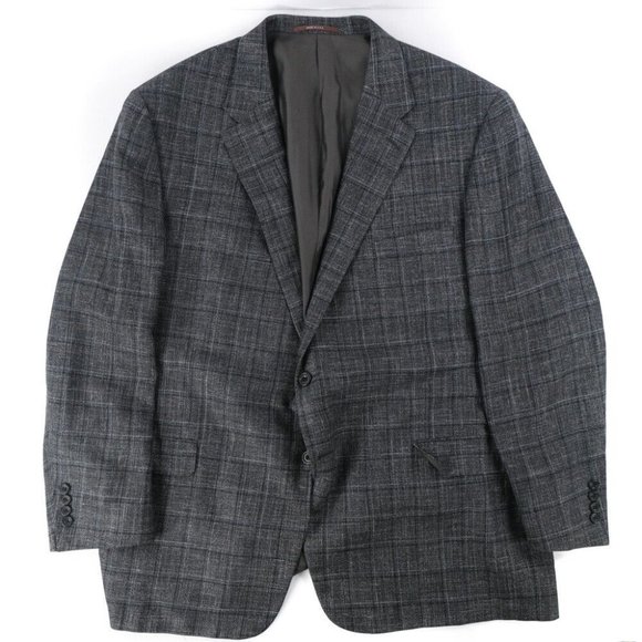 Hickey Freeman Other - Modern Hickey Freeman Custom Sport Coat Men 53R Knit Wool USA Suit Jacket Gray